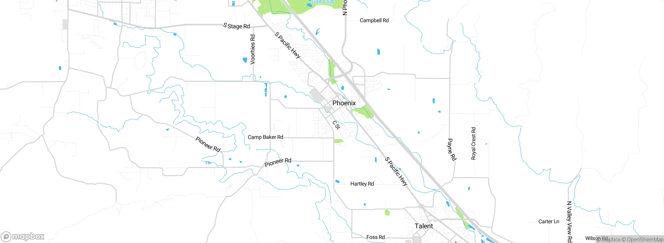 Map showing approximate location