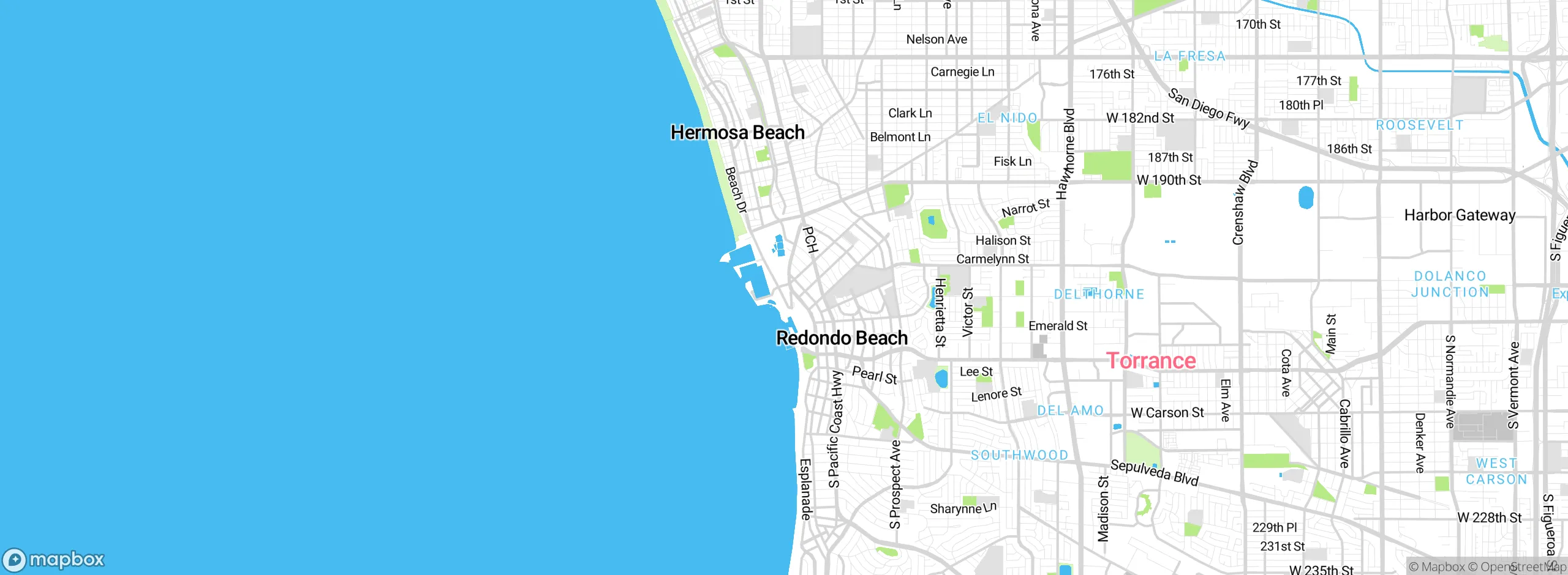Map showing approximate location