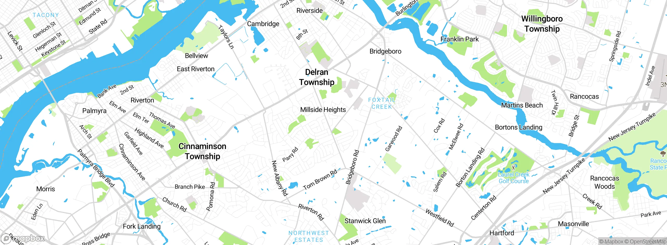 Map showing approximate location