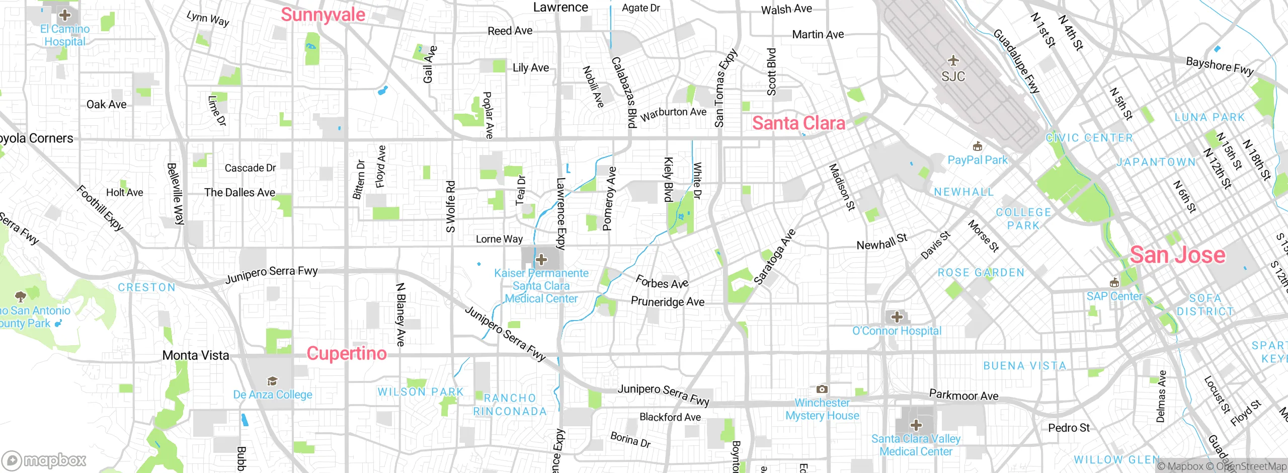 Map showing approximate location