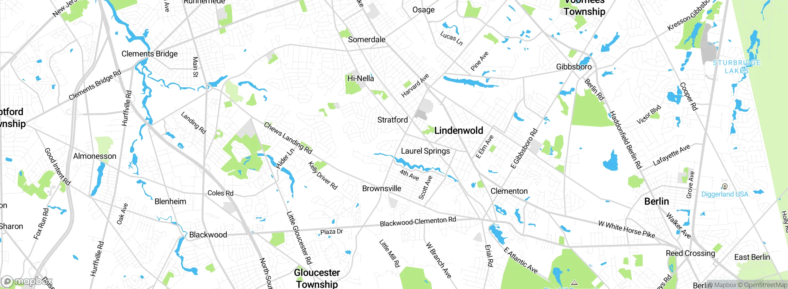 Map showing approximate location