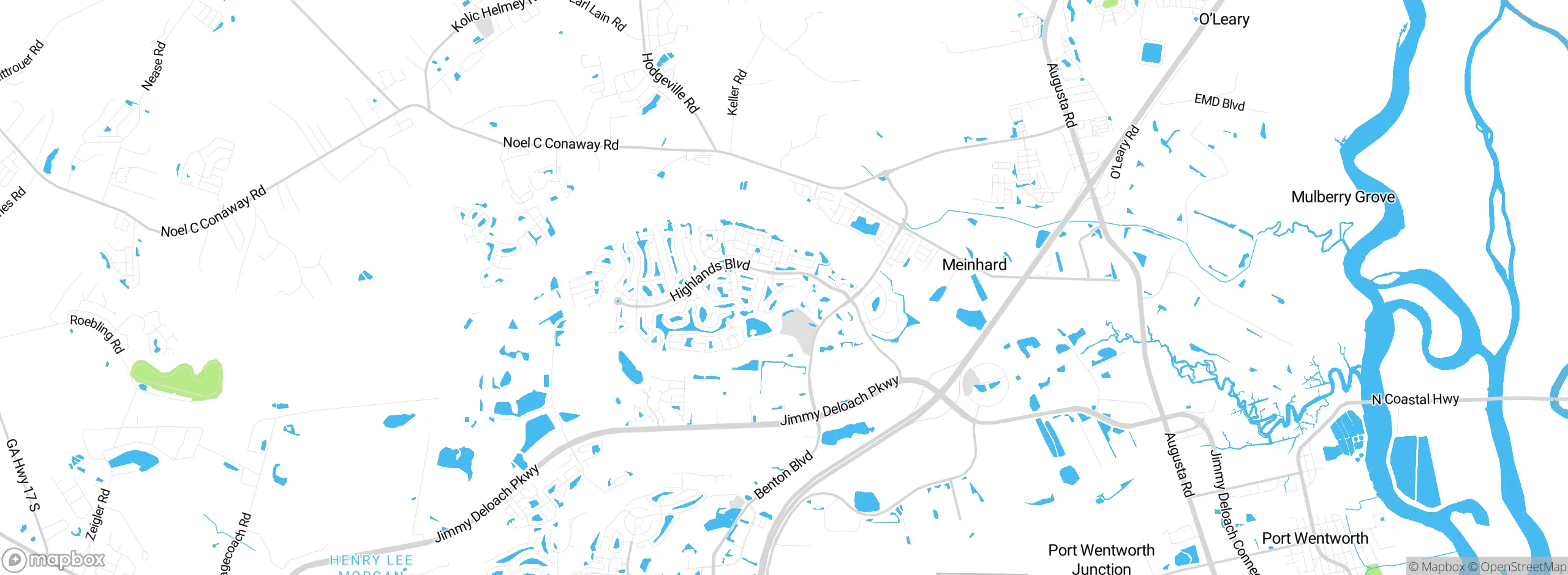 Map showing approximate location