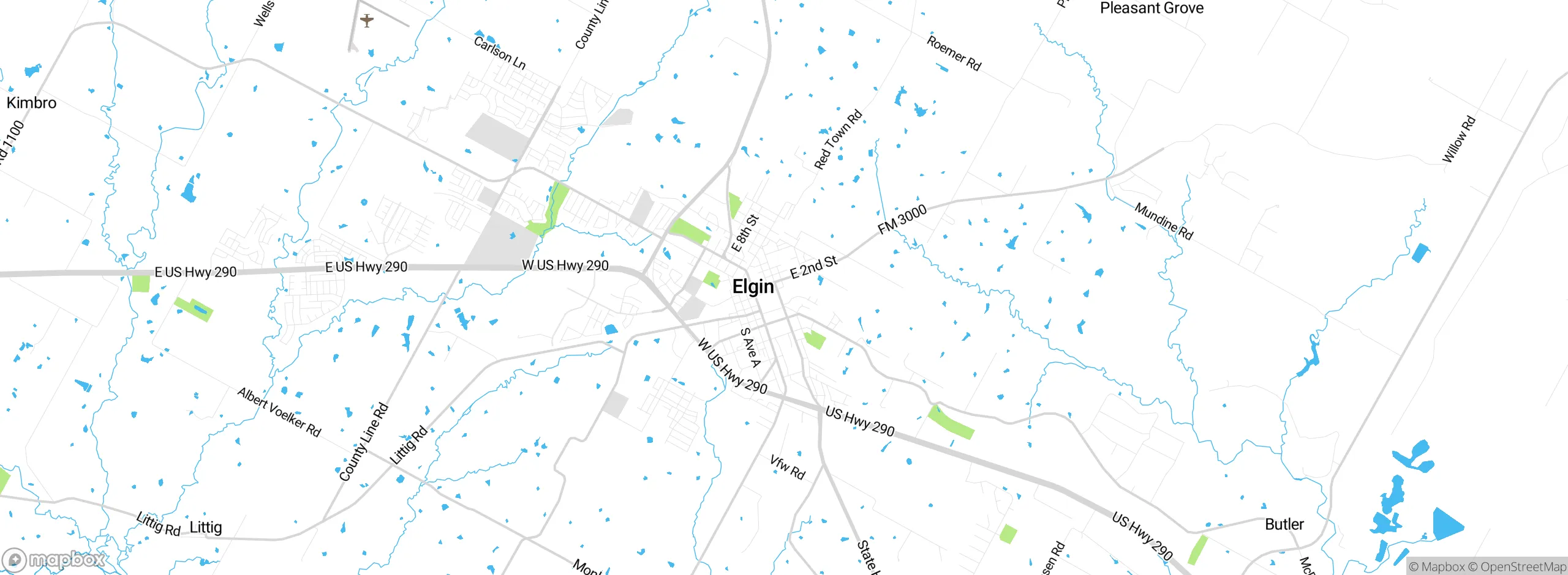 Map showing approximate location