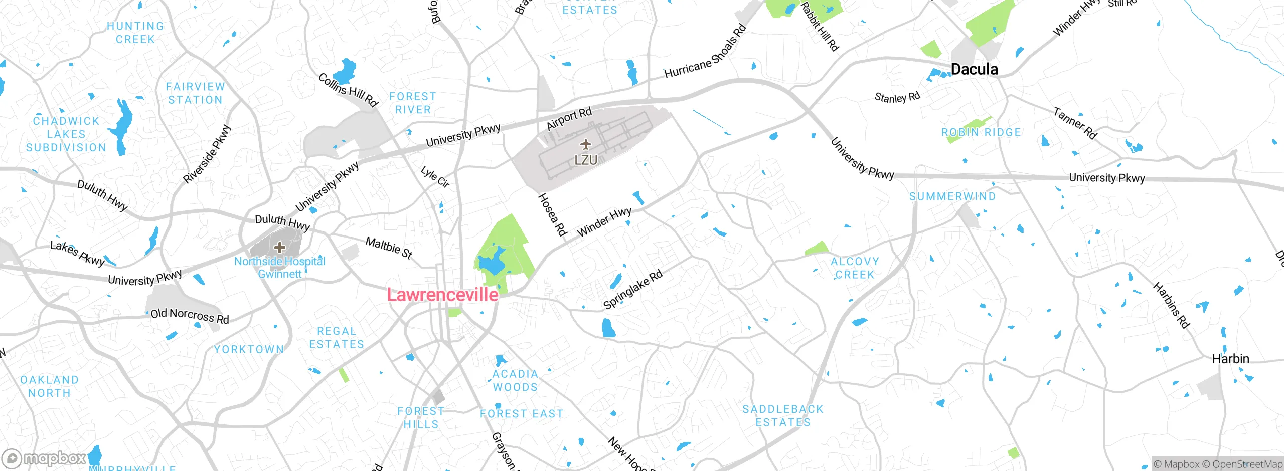 Map showing approximate location