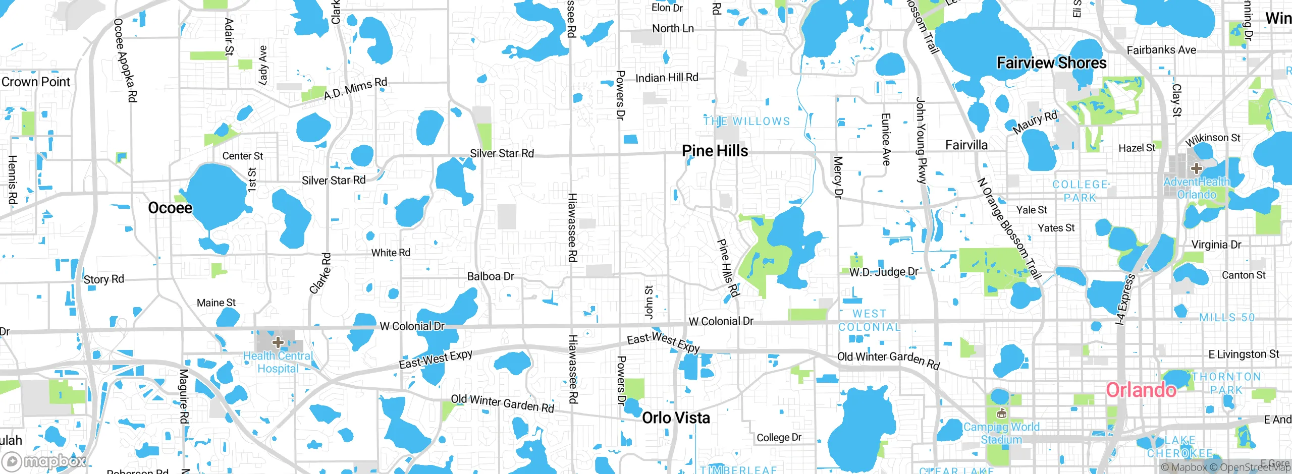 Map showing approximate location