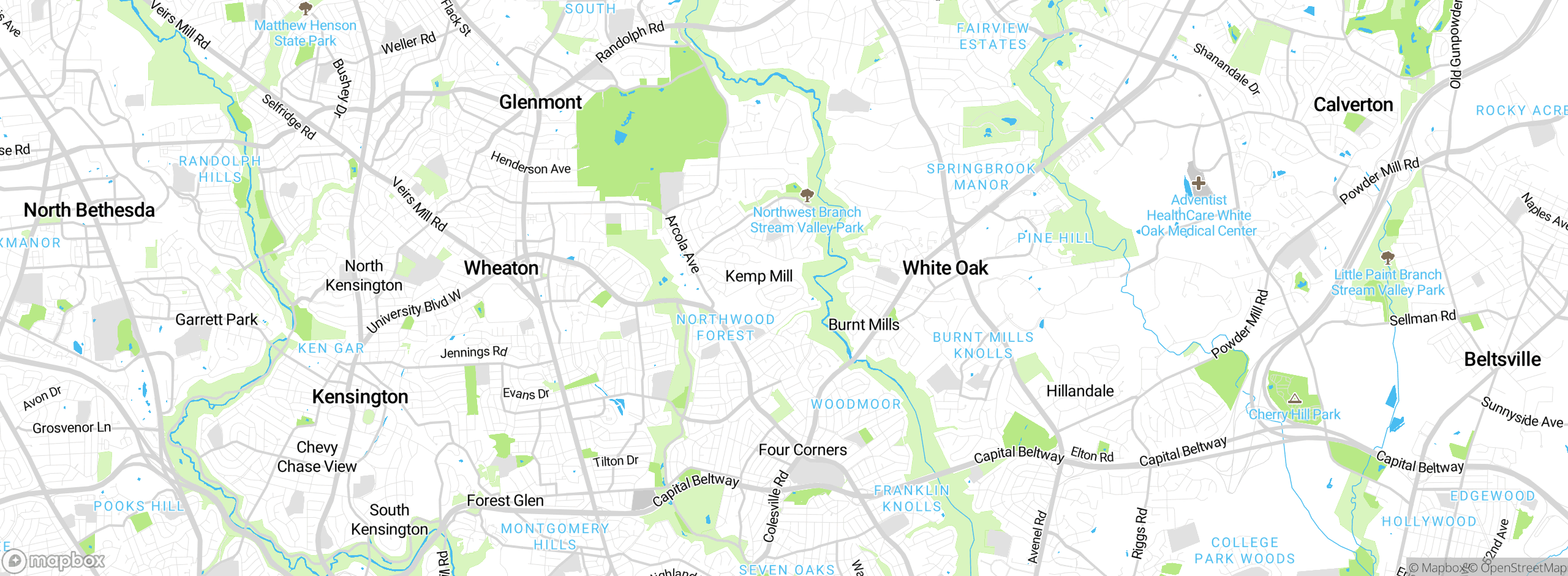 Map showing approximate location