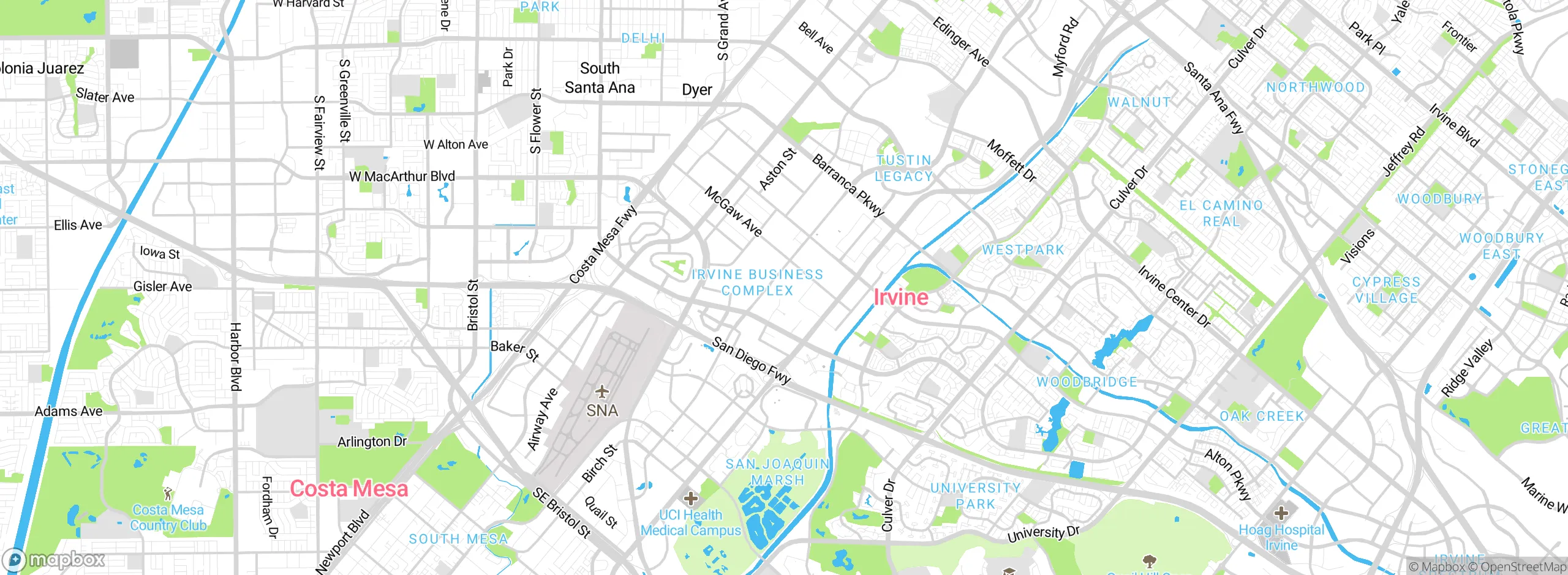 Map showing approximate location