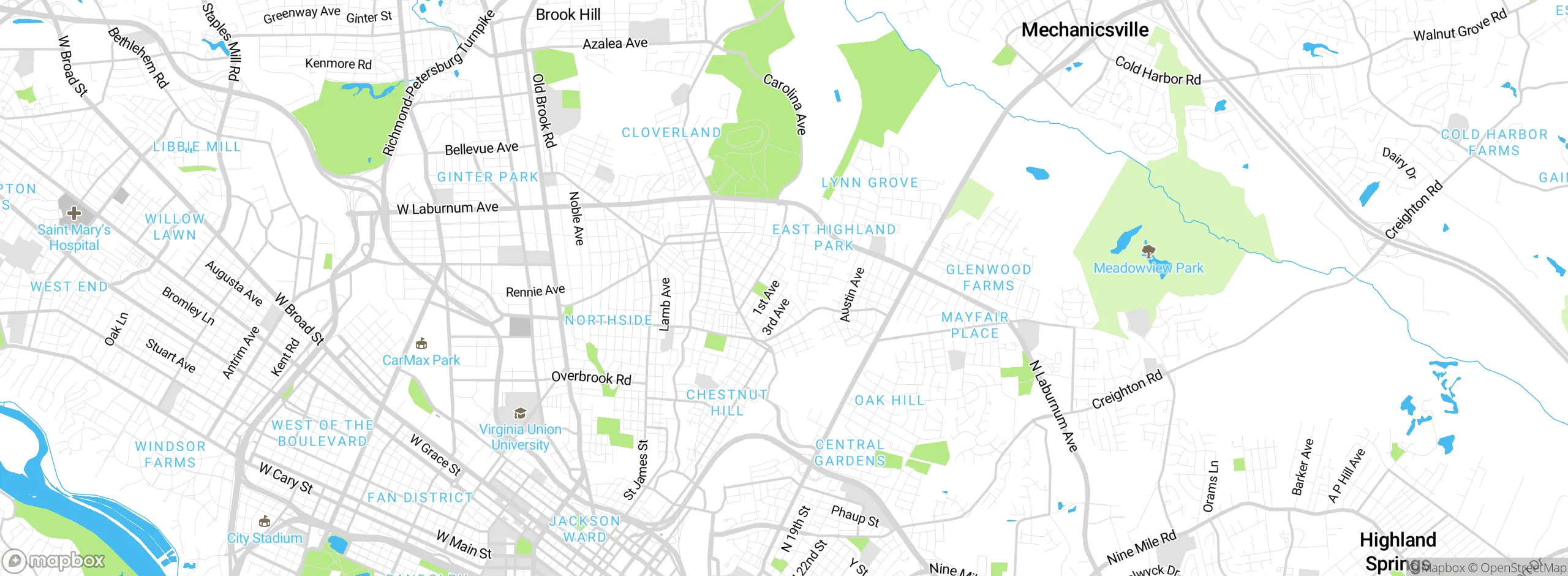 Map showing approximate location