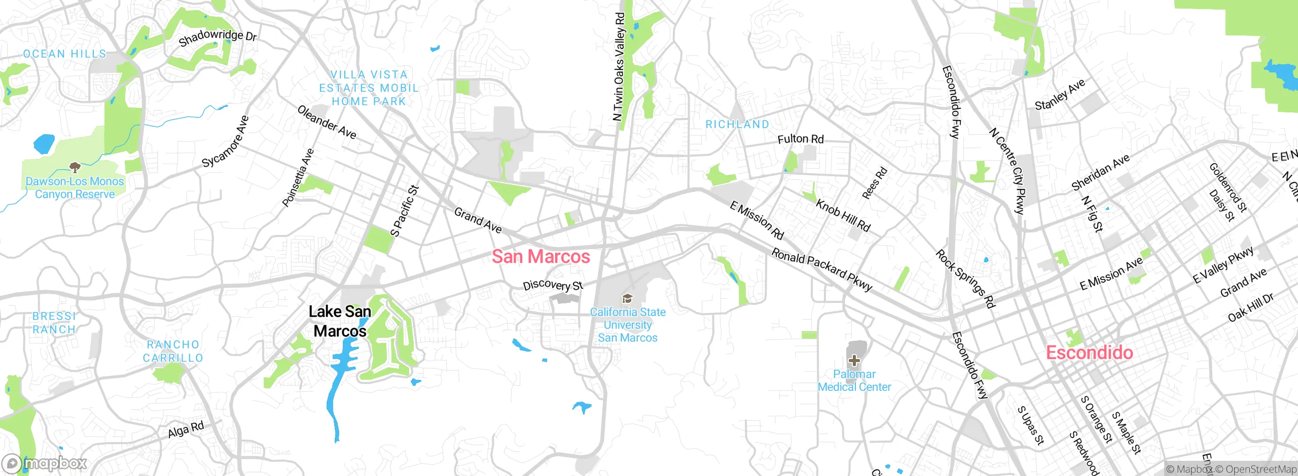 Map showing approximate location