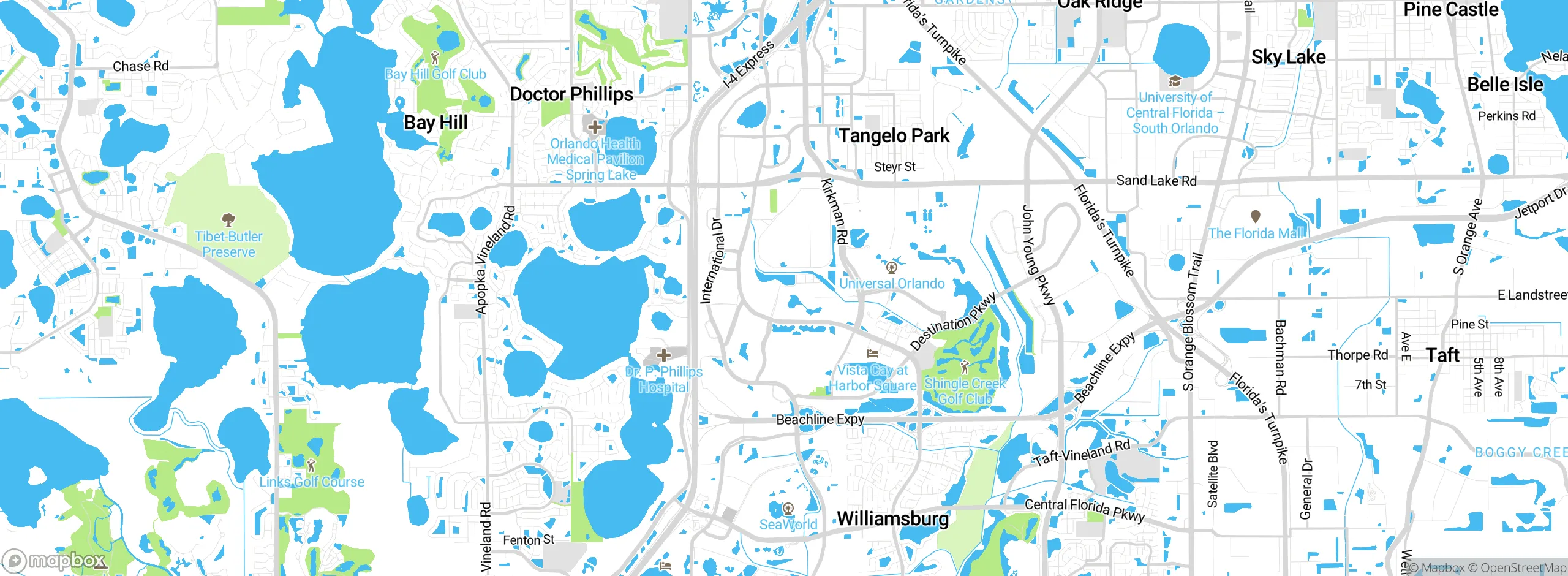 Map showing approximate location