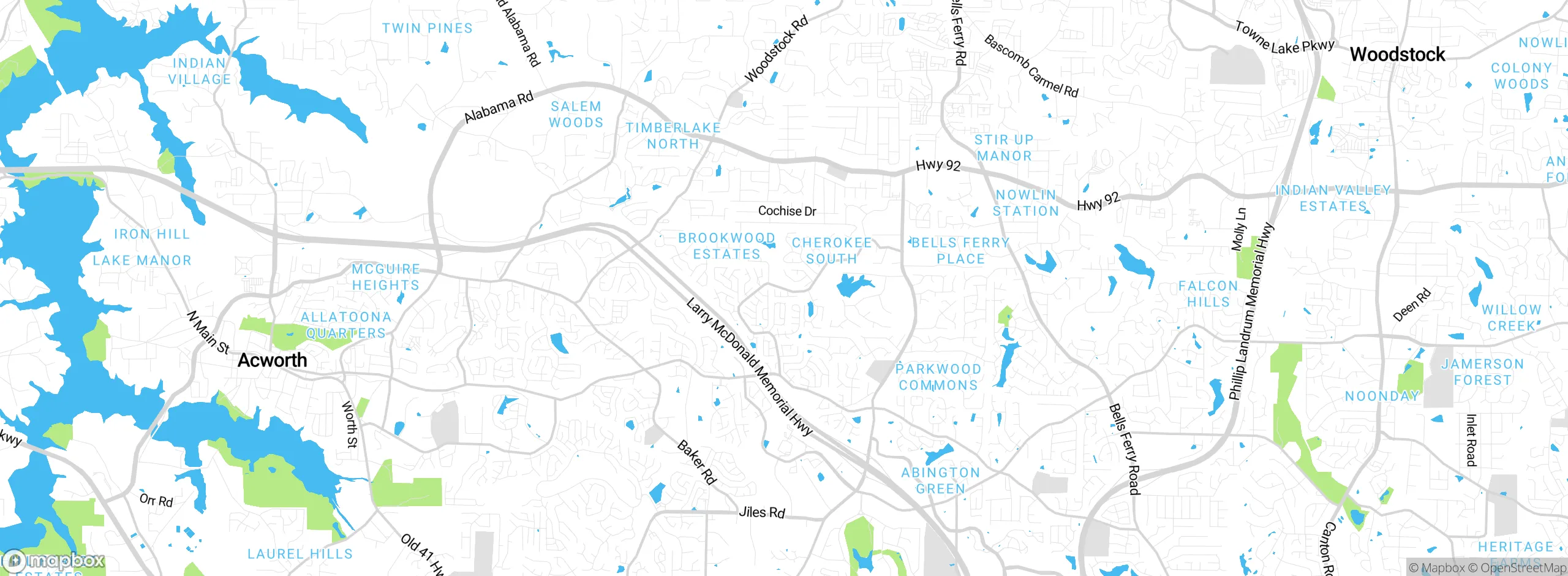Map showing approximate location