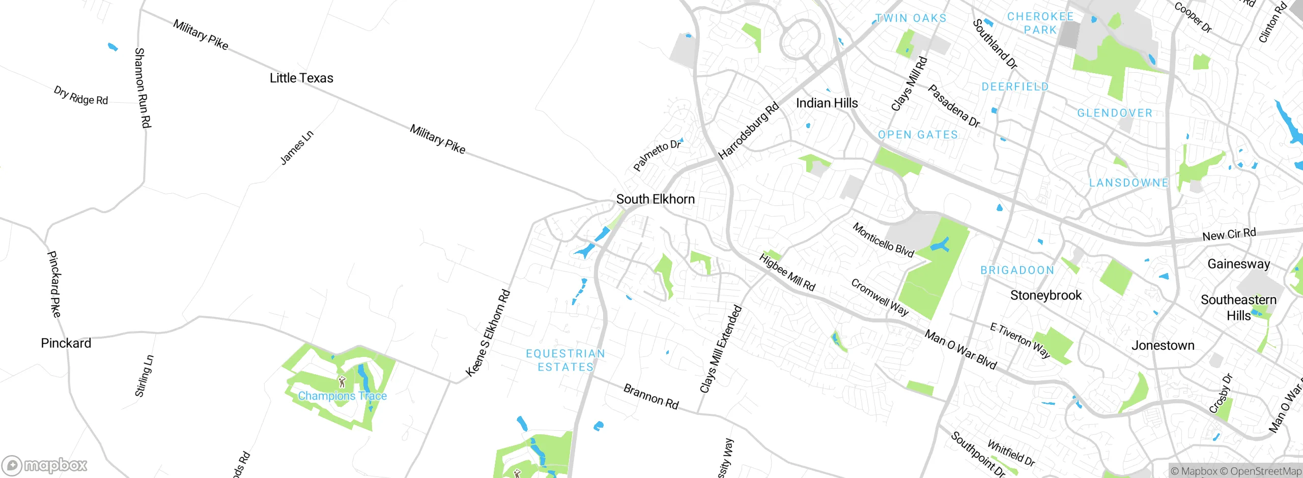 Map showing approximate location