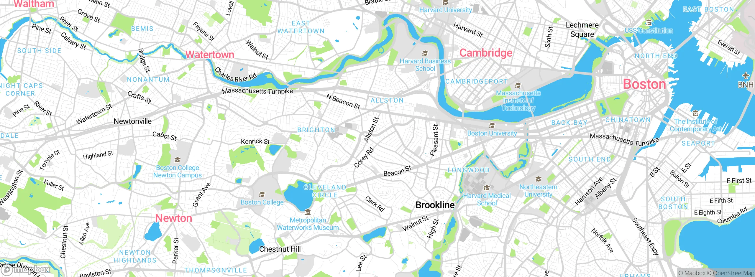 Map showing approximate location