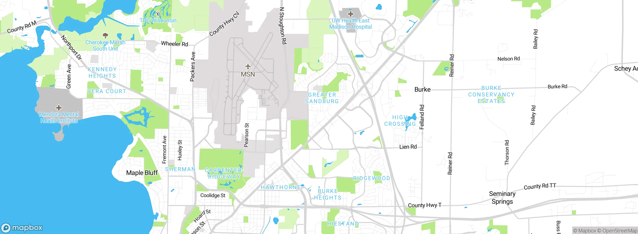 Map showing approximate location