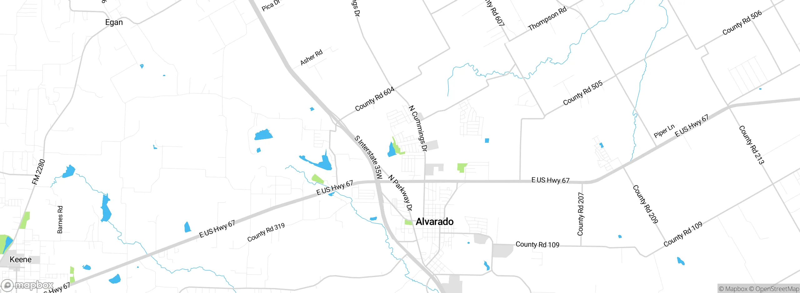Map showing approximate location
