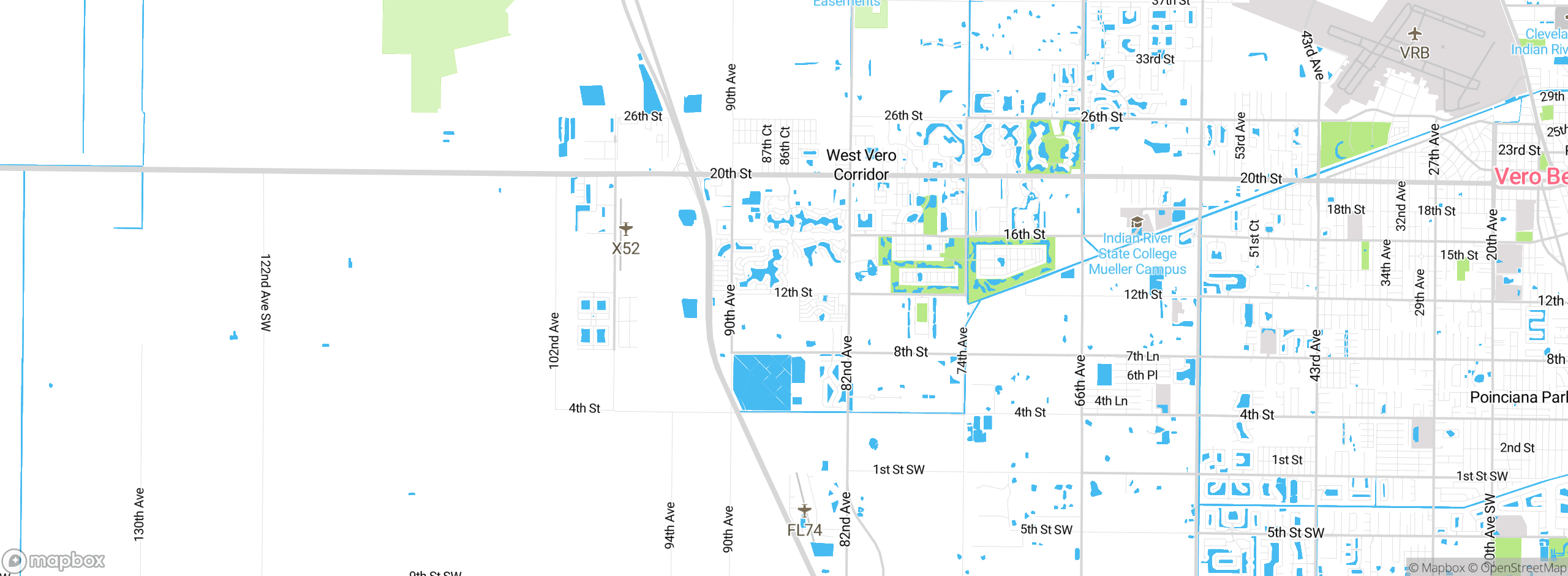 Map showing approximate location