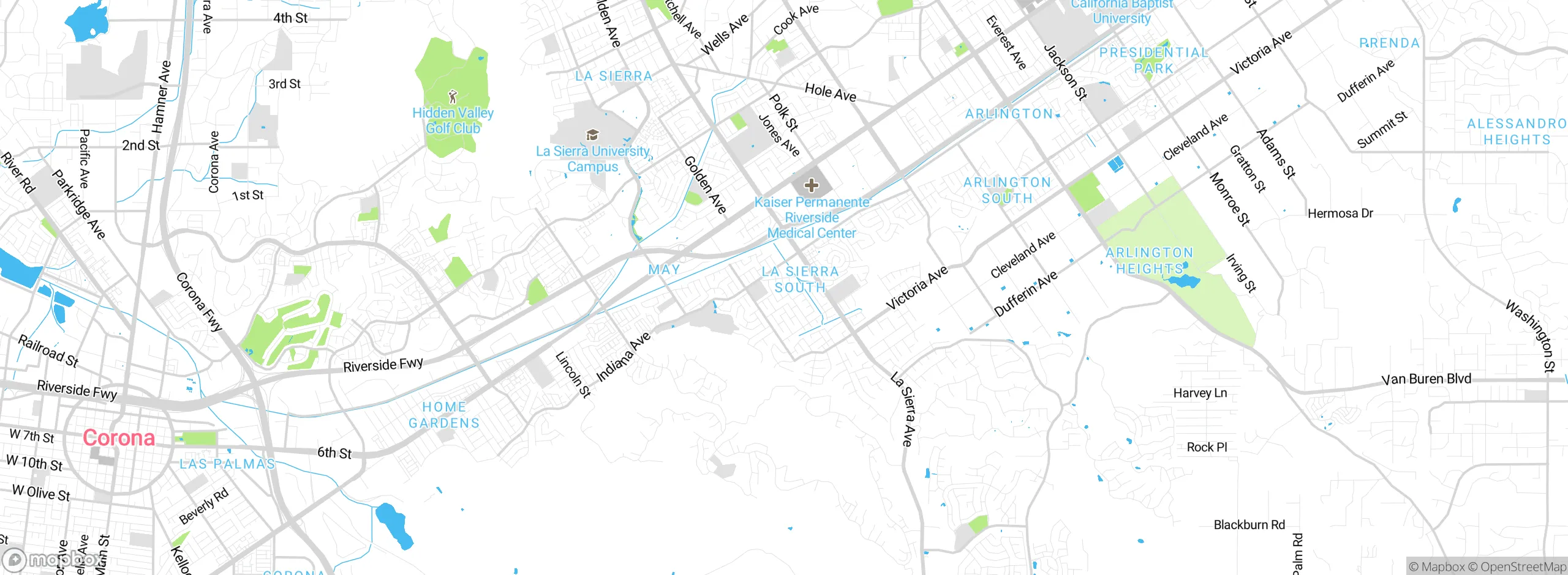 Map showing approximate location