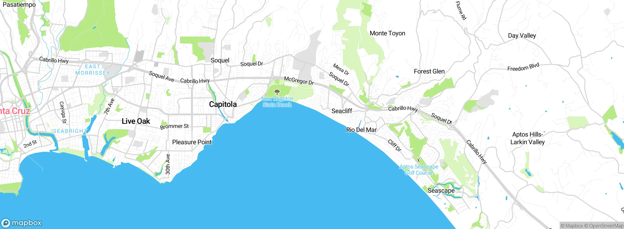 Map showing approximate location