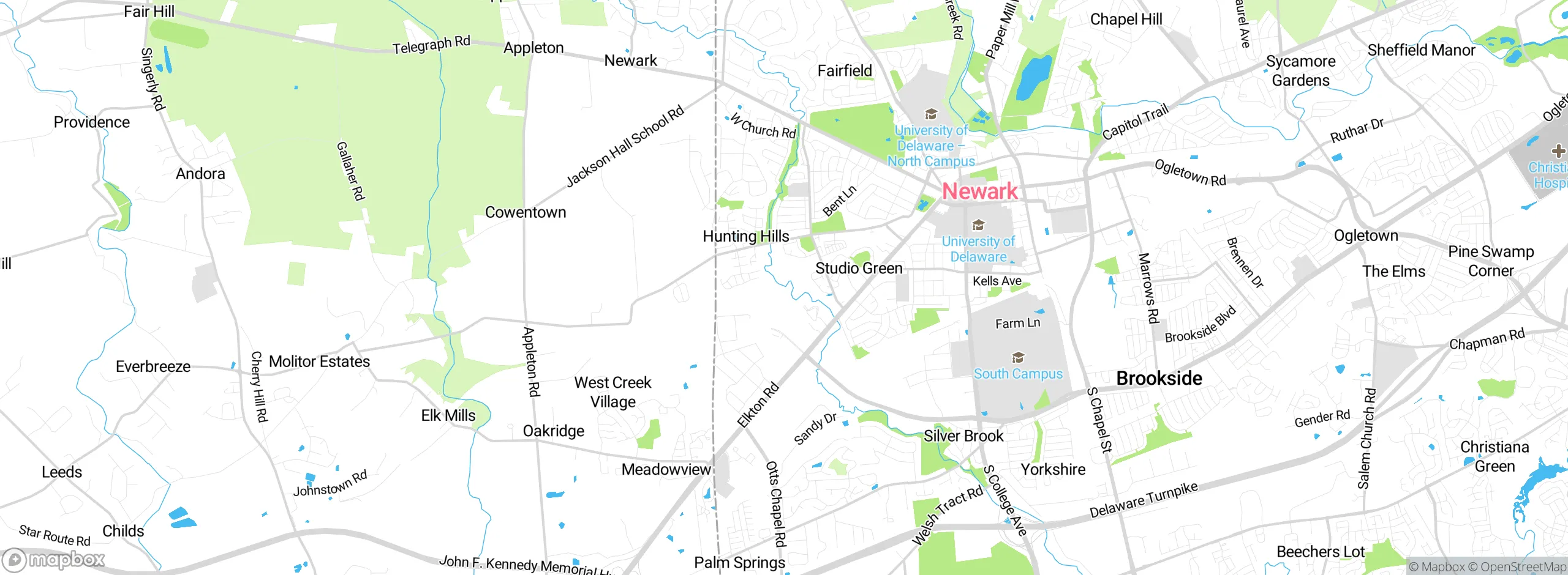 Map showing approximate location