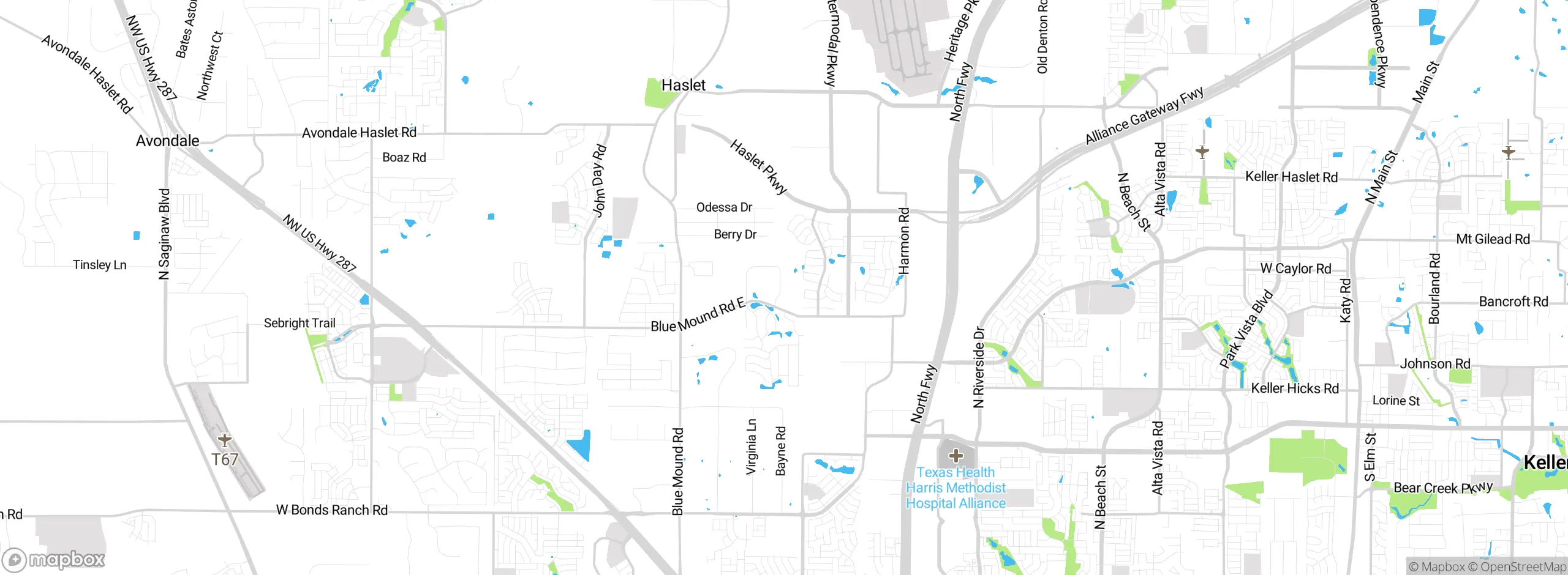 Map showing approximate location
