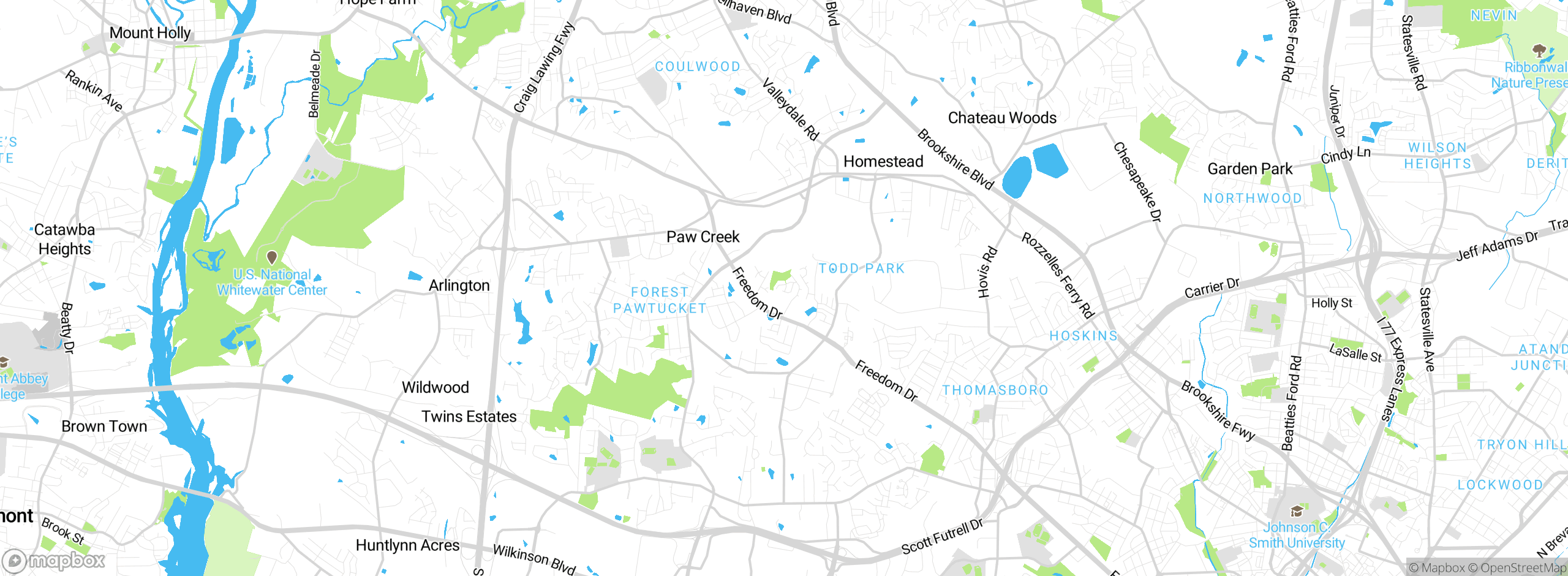 Map showing approximate location