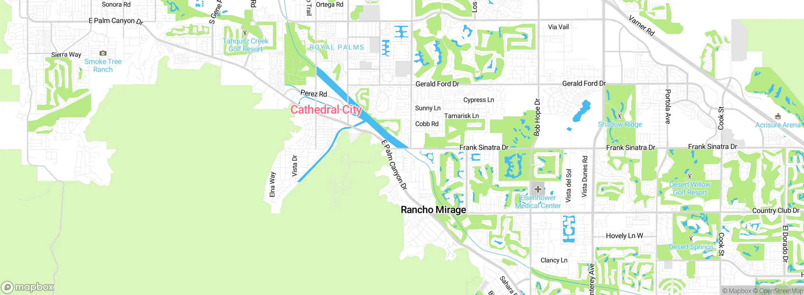 Map showing approximate location
