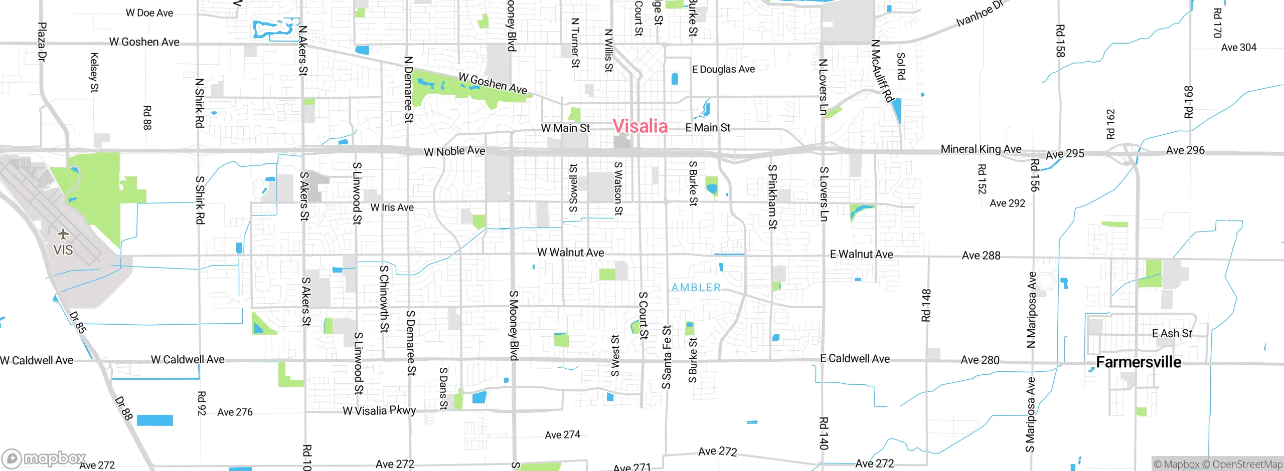 Map showing approximate location