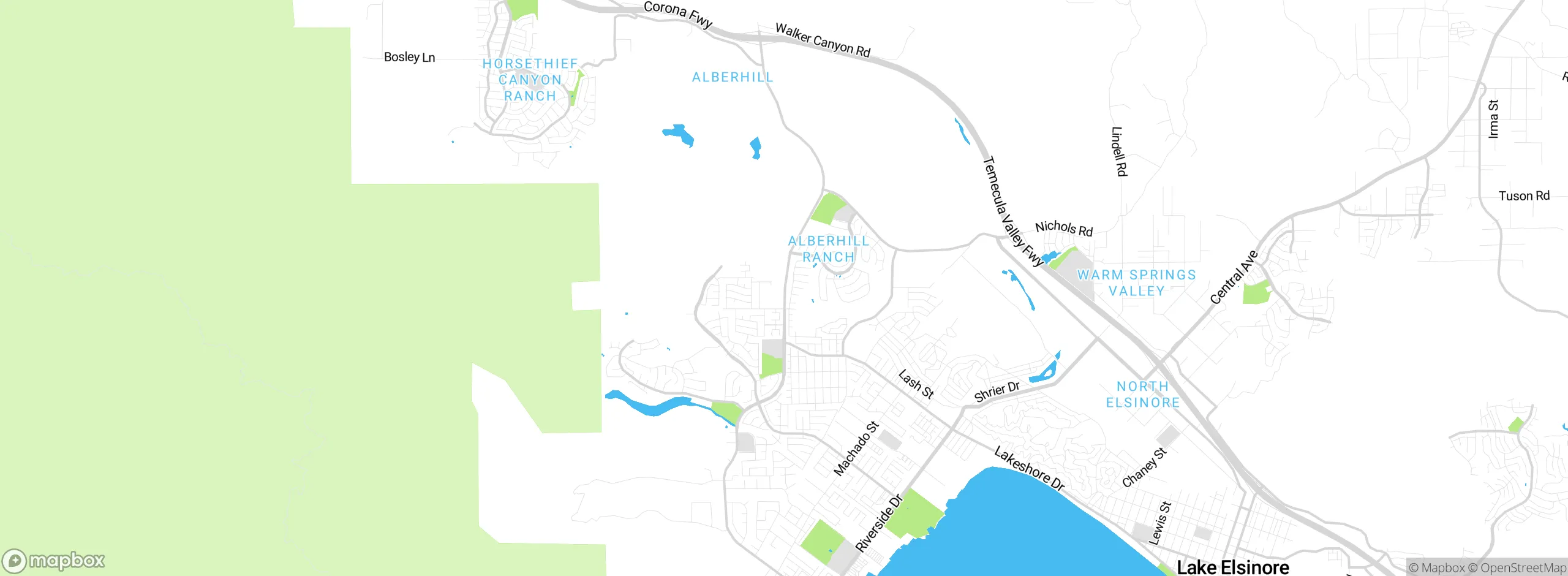 Map showing approximate location