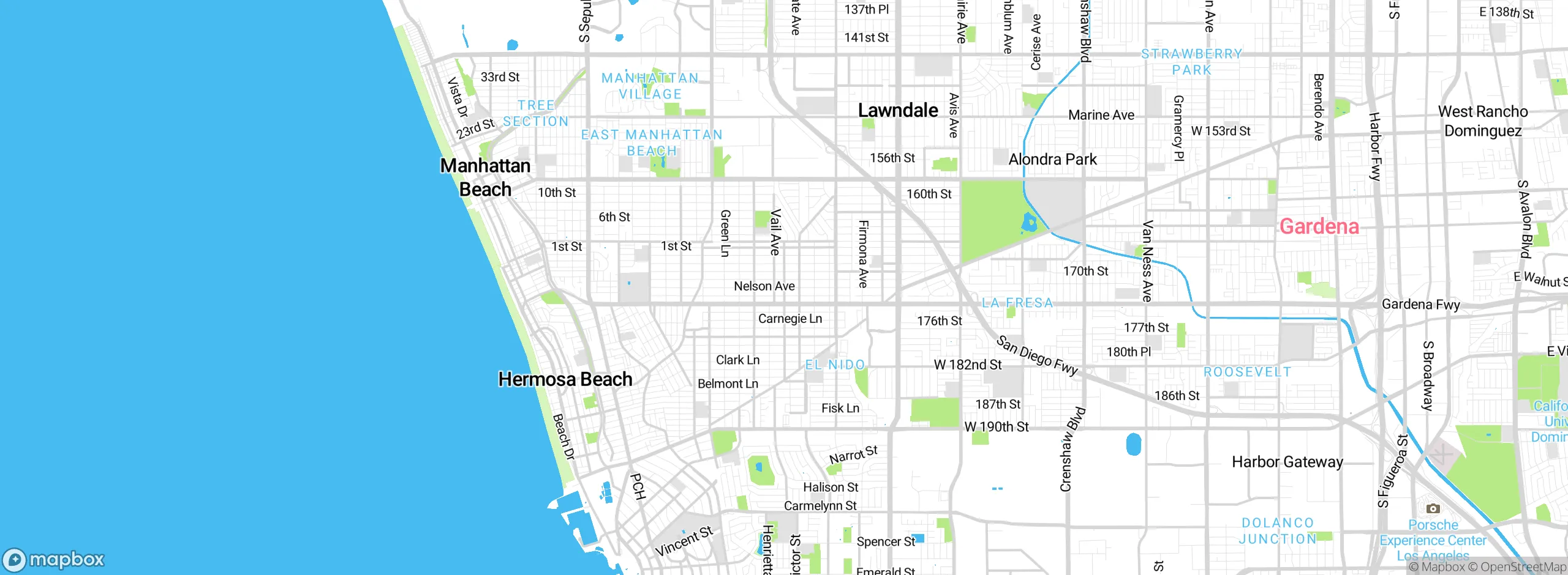 Map showing approximate location