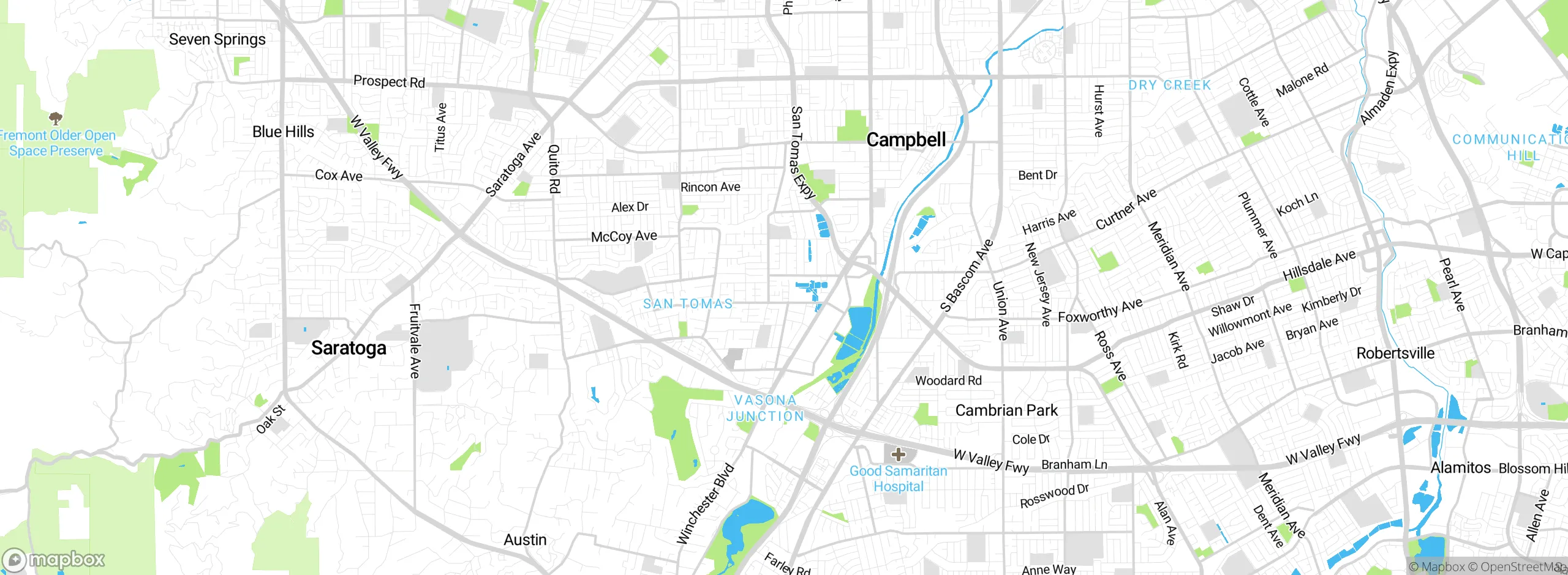 Map showing approximate location