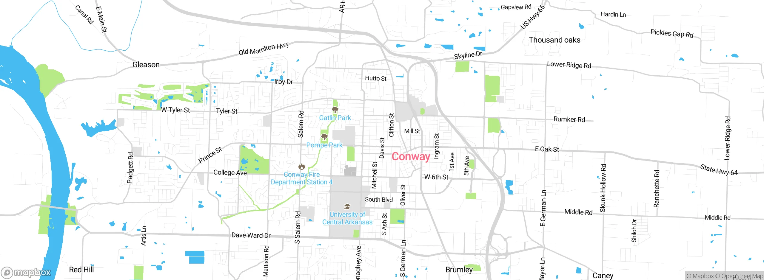 Map showing approximate location
