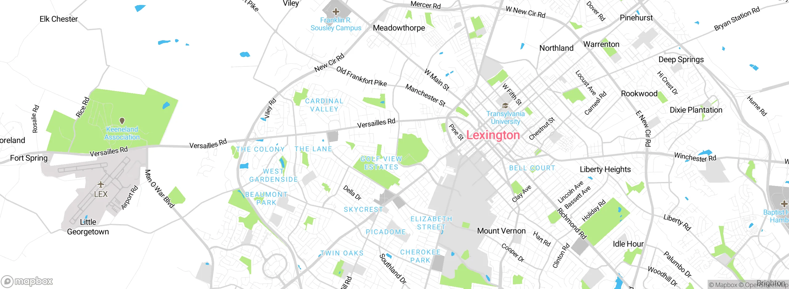 Map showing approximate location