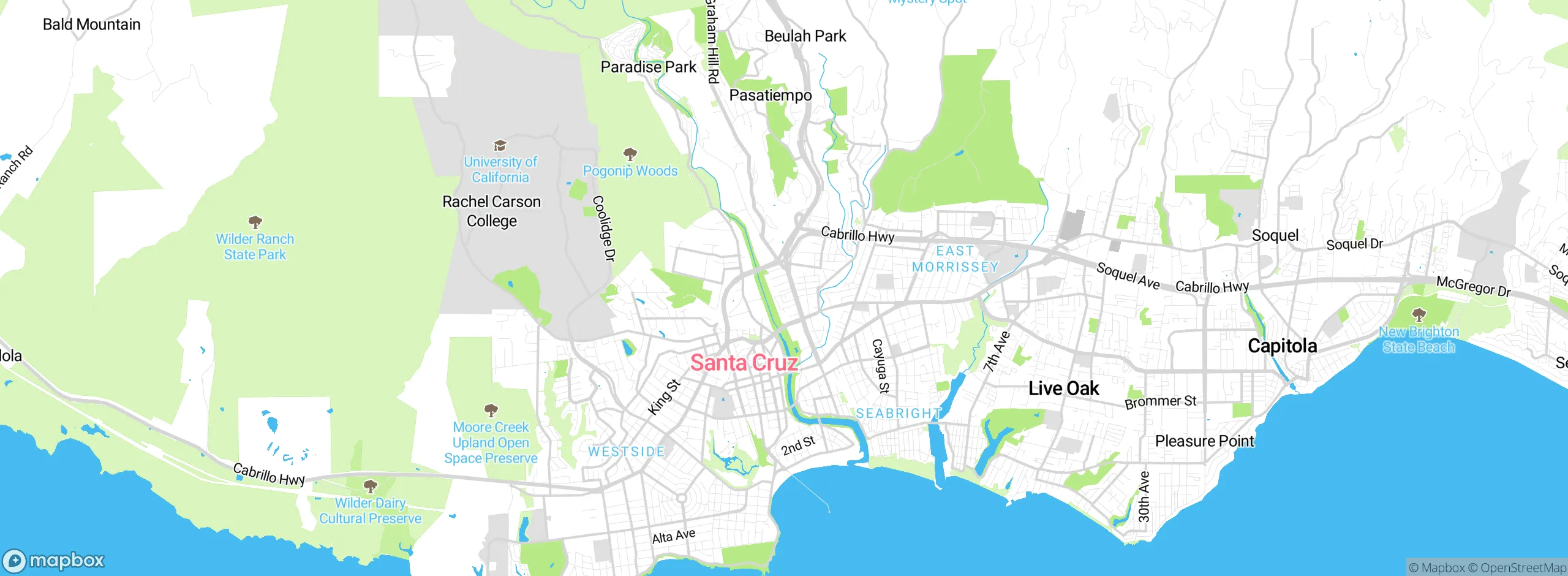 Map showing approximate location