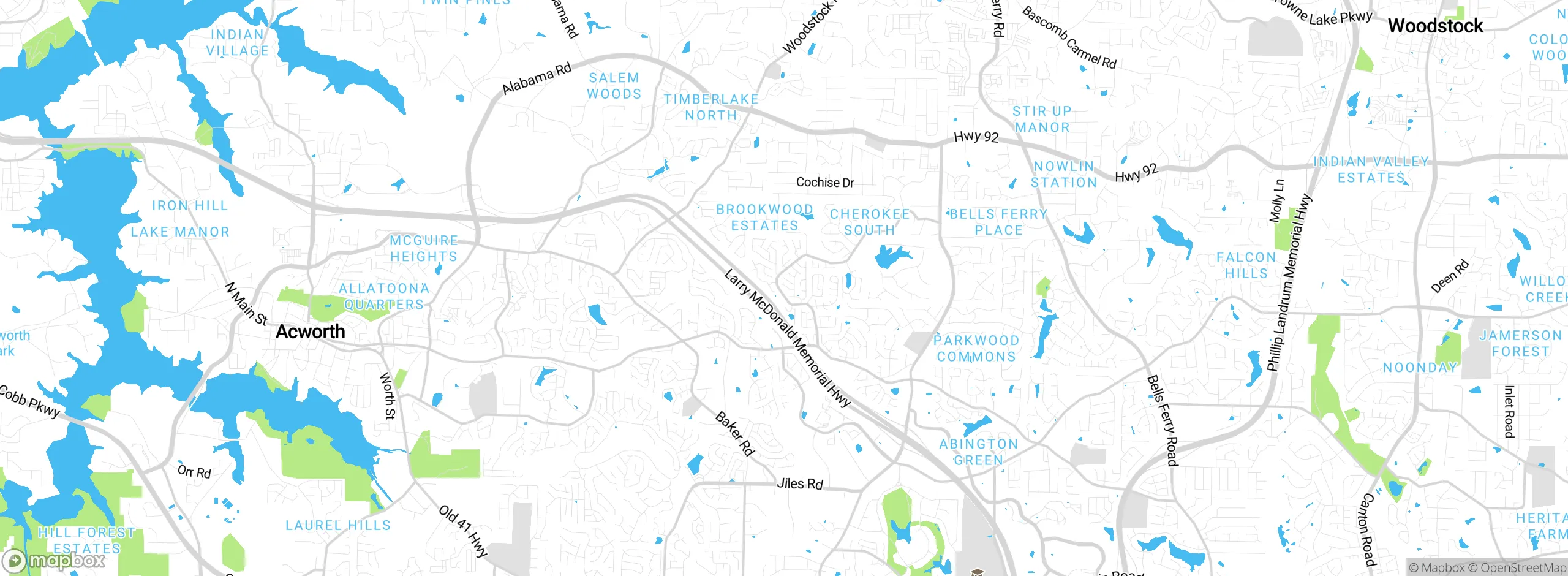 Map showing approximate location