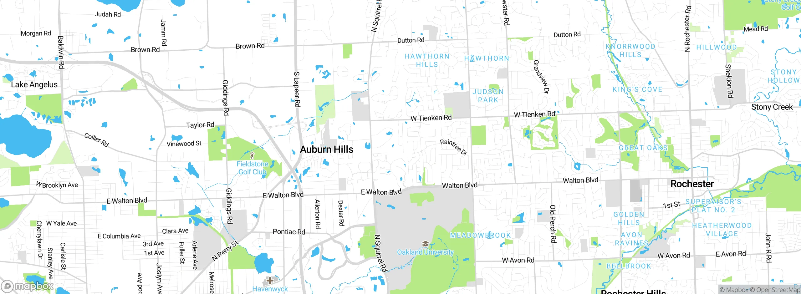 Map showing approximate location