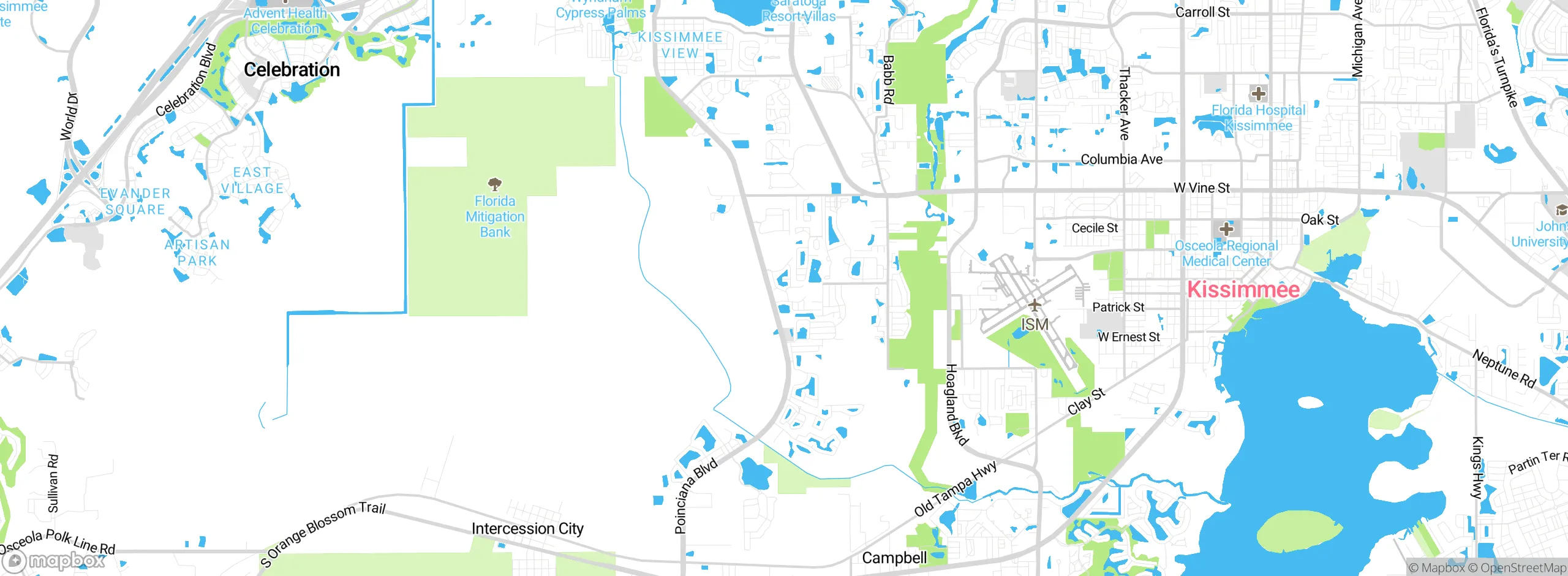 Map showing approximate location