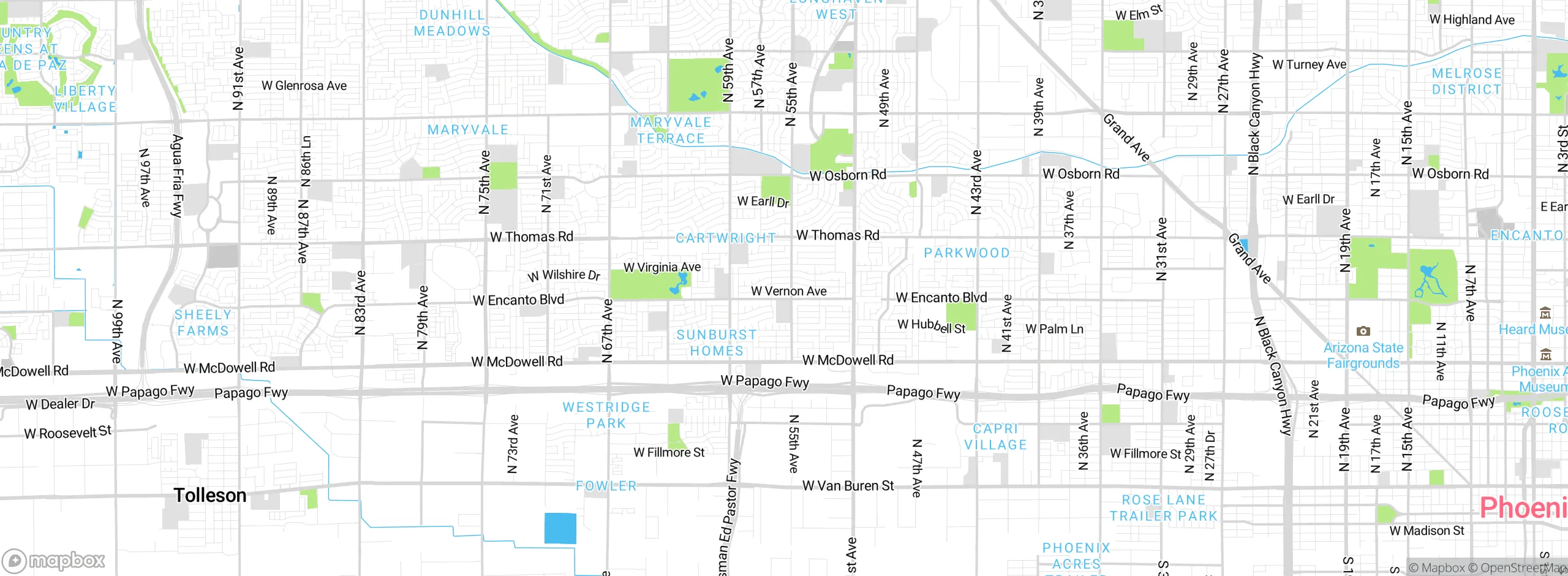 Map showing approximate location