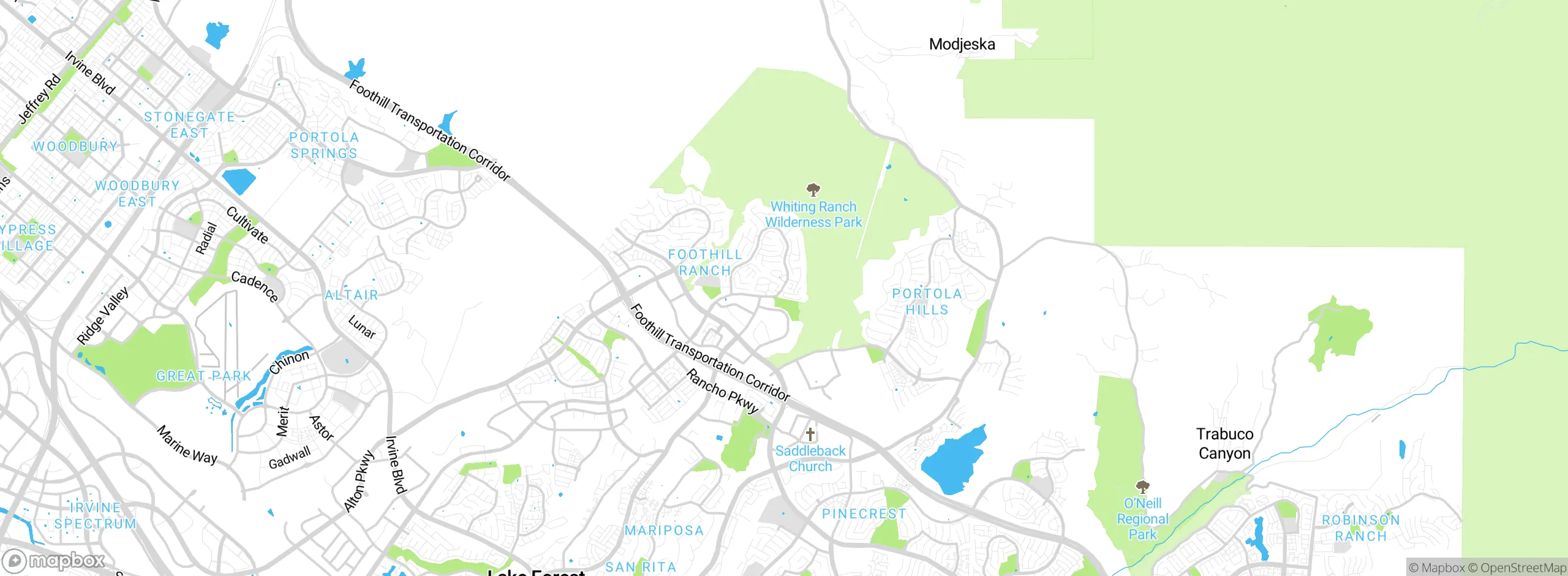 Map showing approximate location