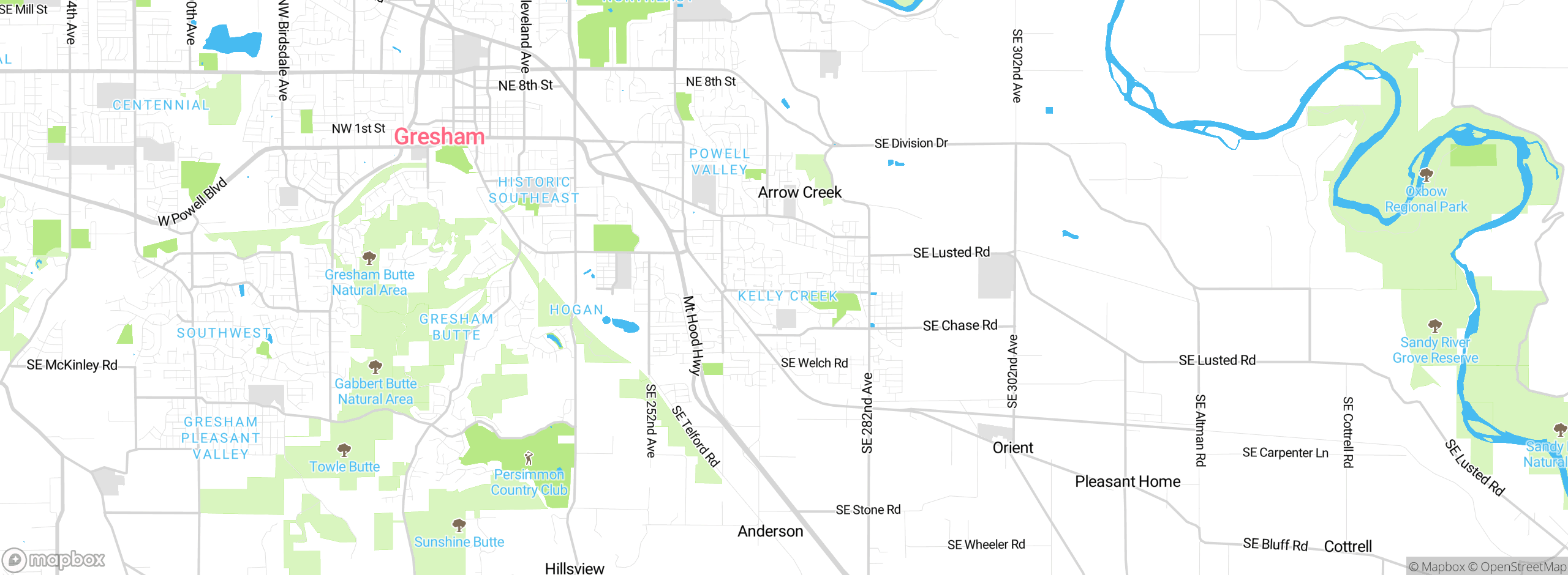 Map showing approximate location
