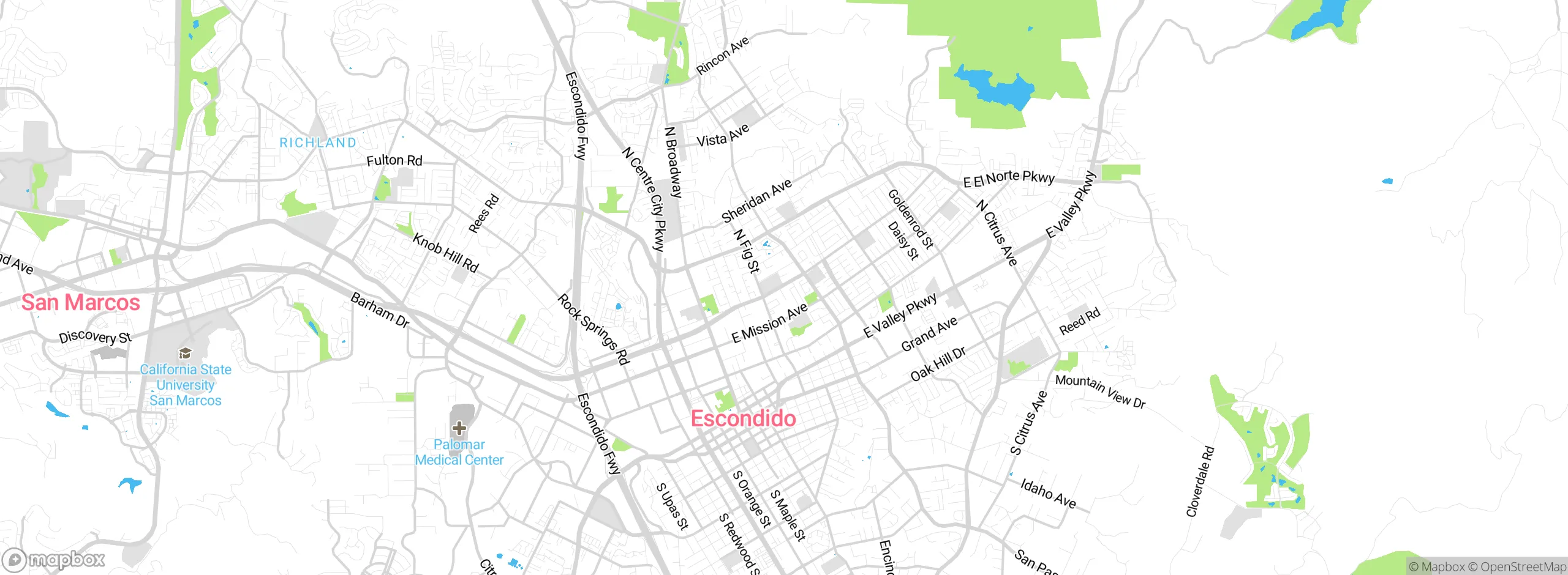 Map showing approximate location