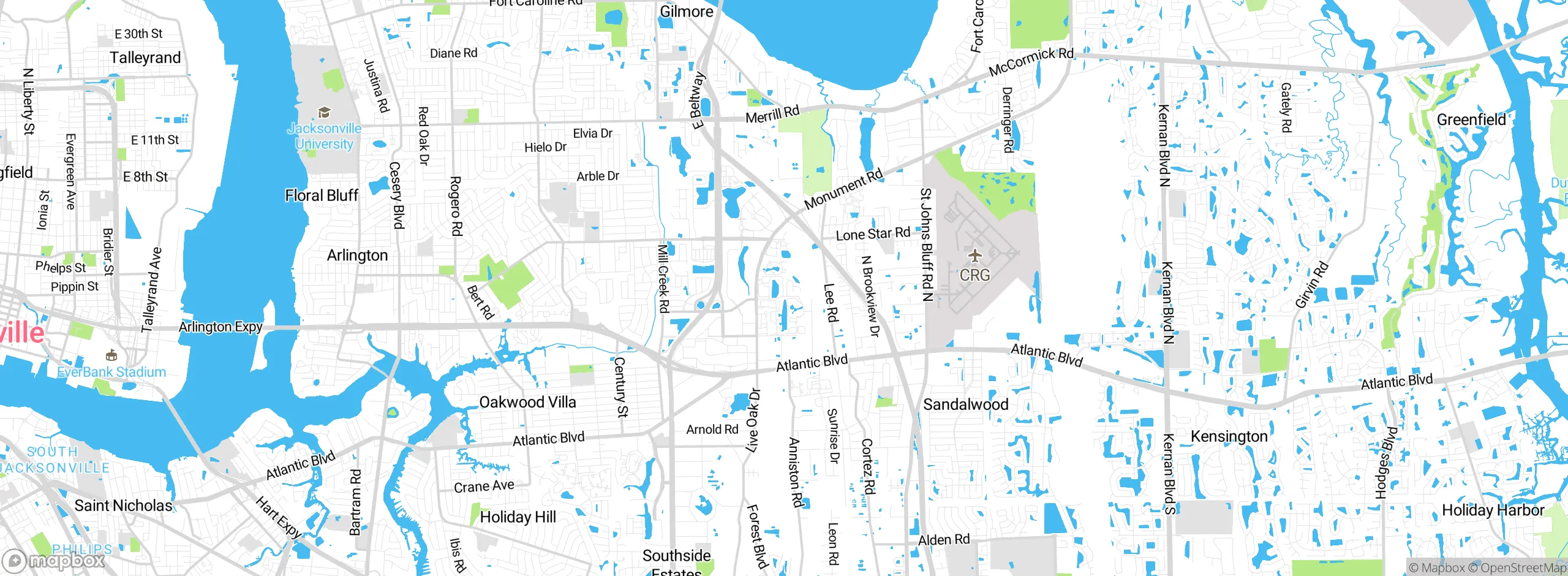 Map showing approximate location