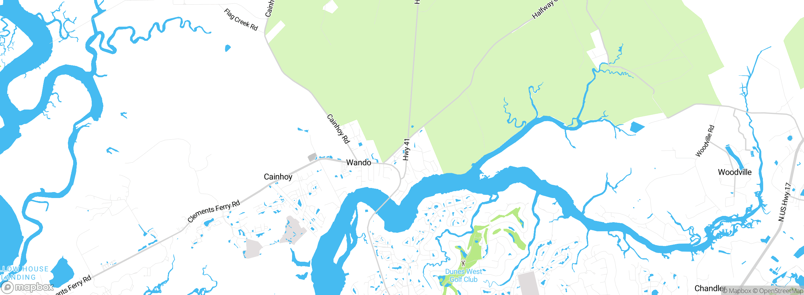 Map showing approximate location