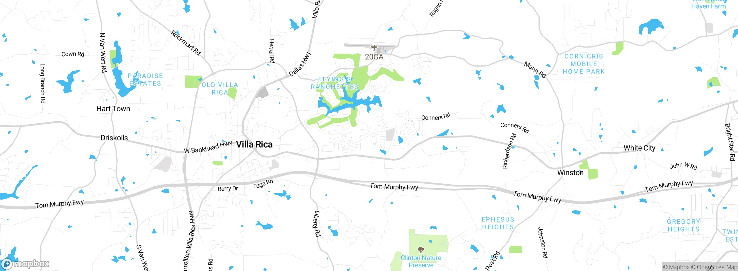 Map showing approximate location