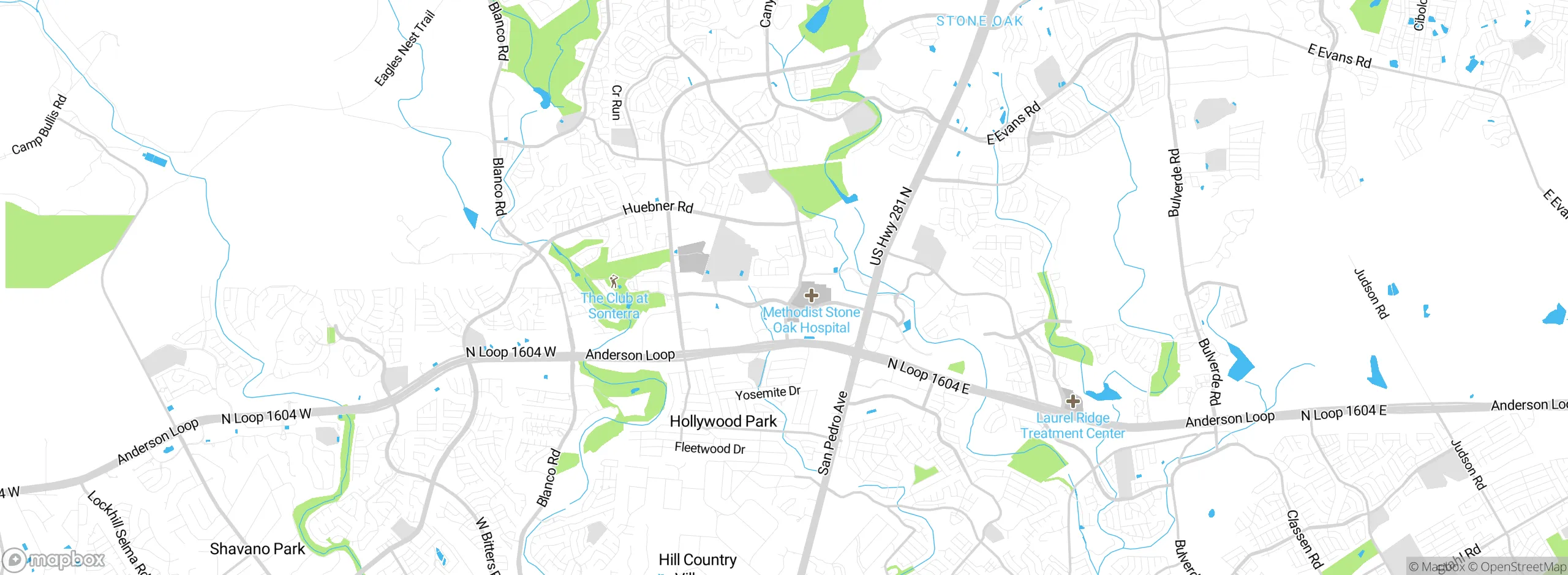 Map showing approximate location