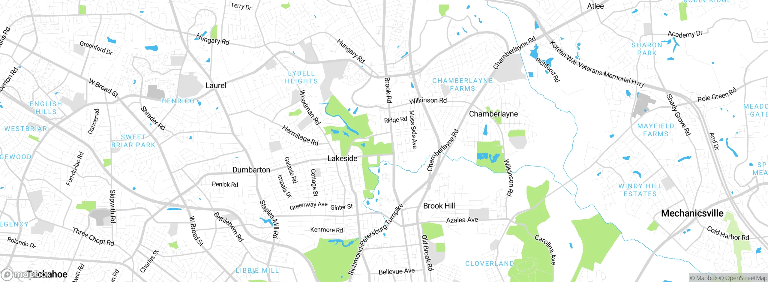 Map showing approximate location