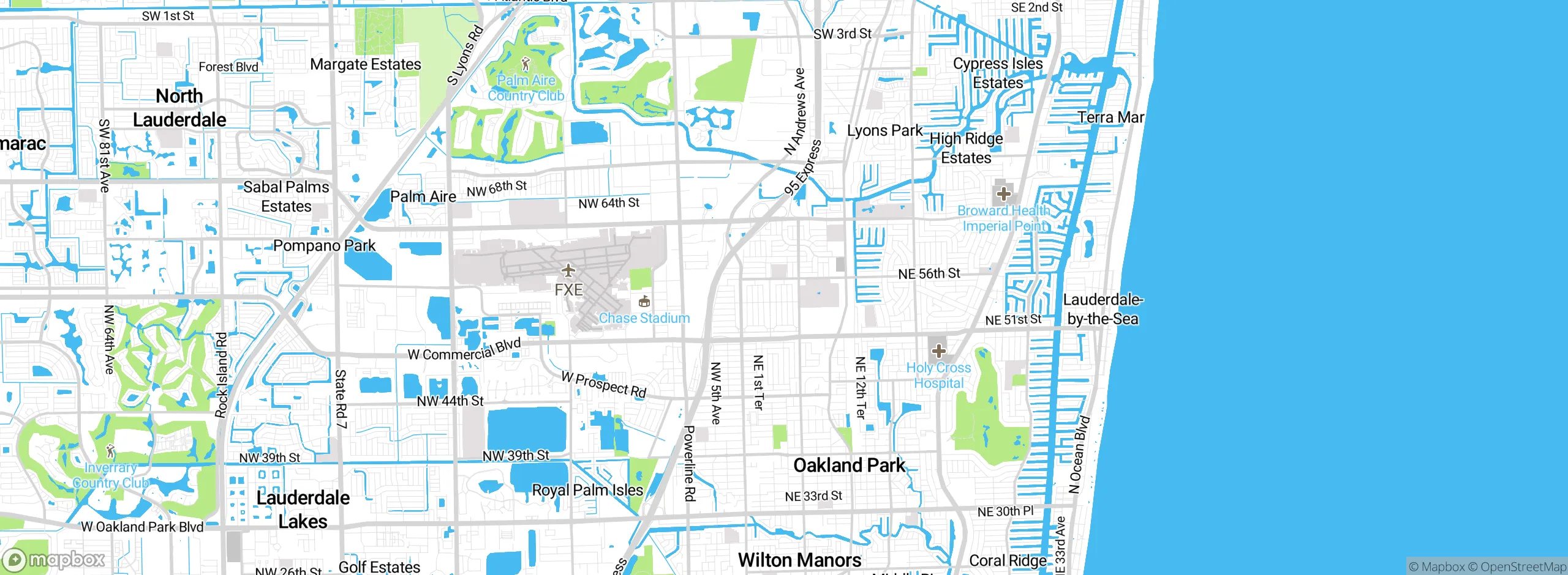 Map showing approximate location