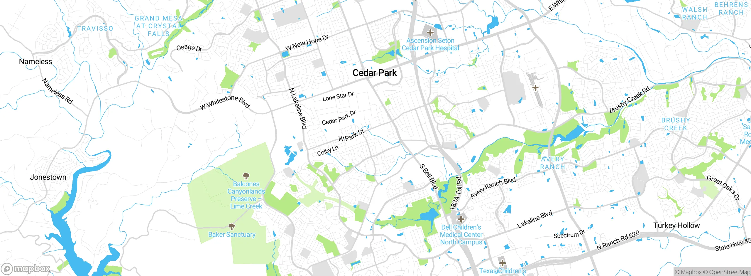 Map showing approximate location