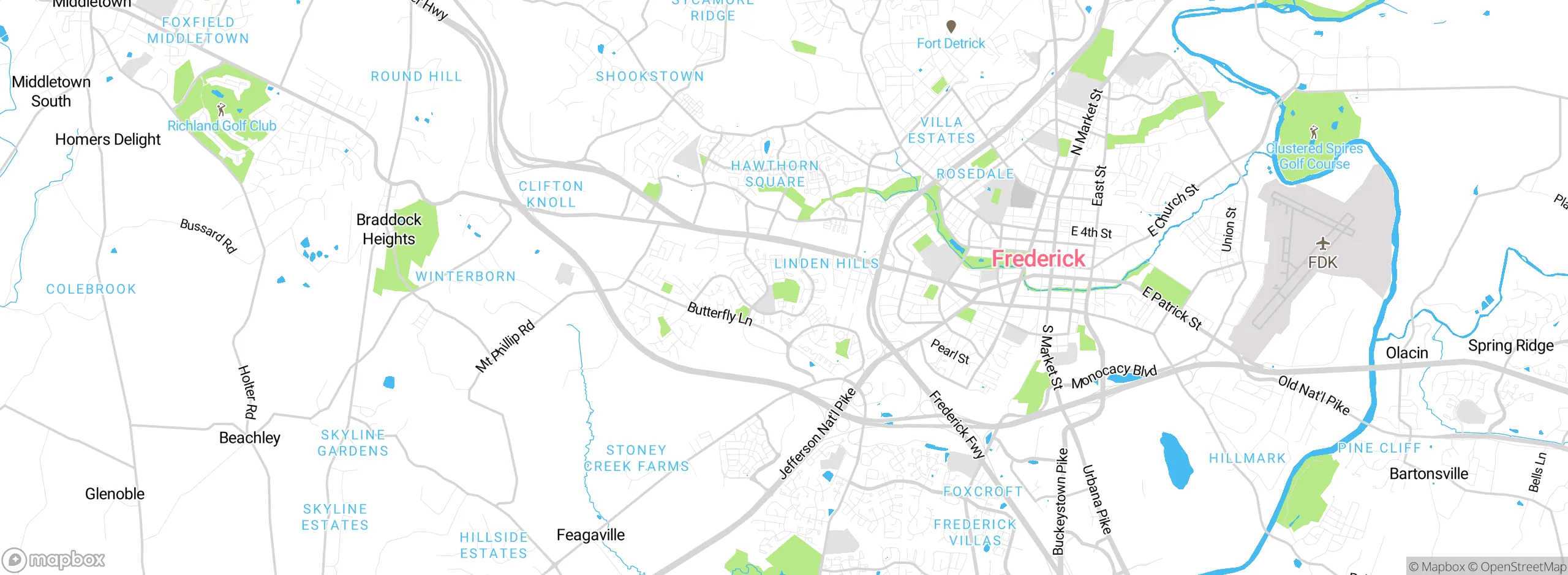 Map showing approximate location