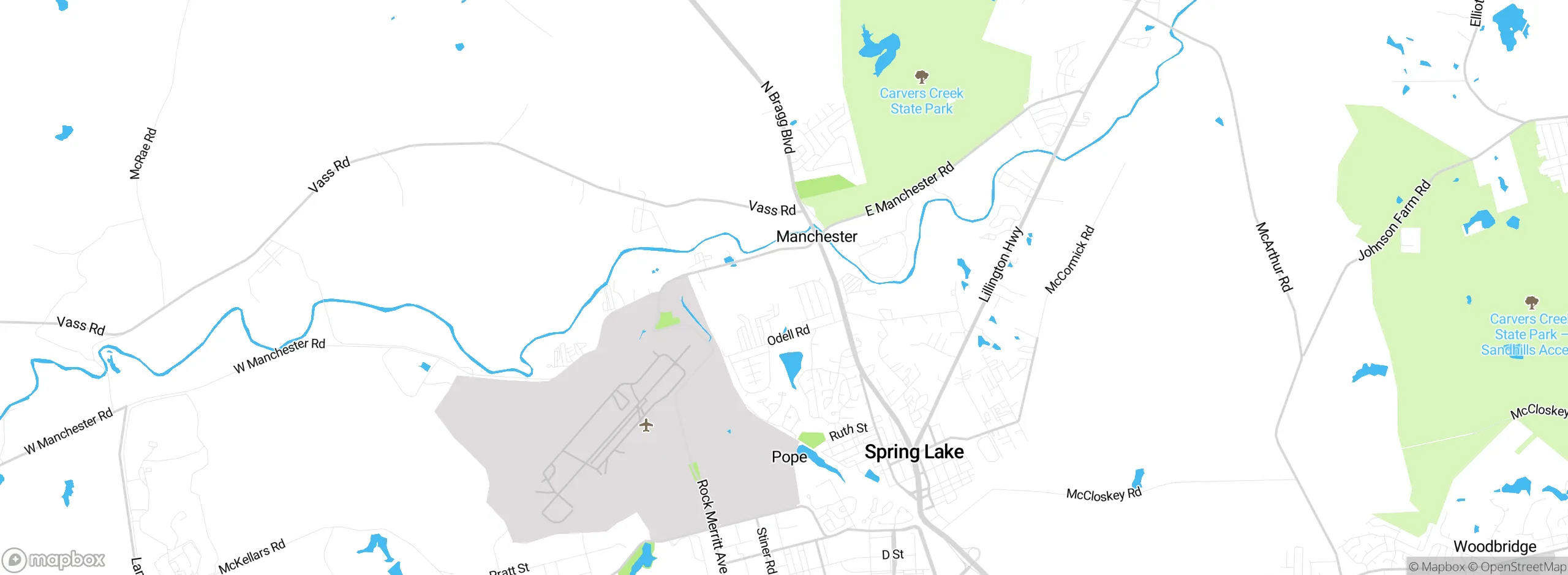 Map showing approximate location