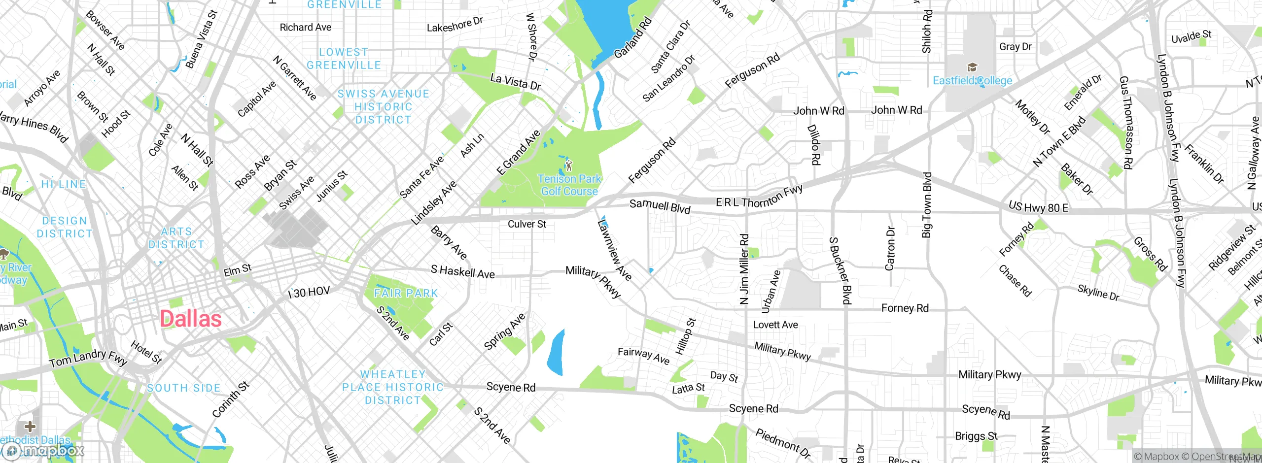 Map showing approximate location